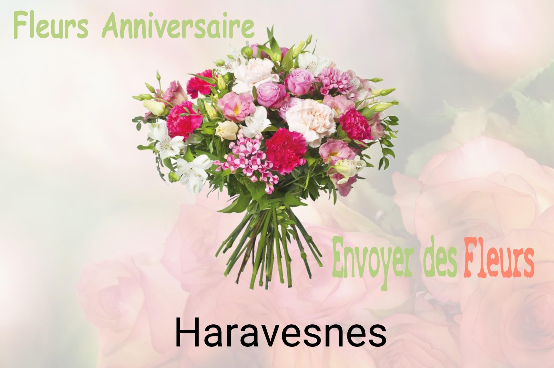 Bouquet de fleurs d’anniversaire livré à Haravesnes